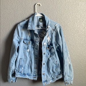 Denim Jacket w/ rips